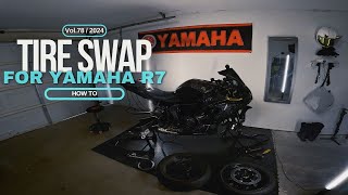 How to Replace Your Yamaha R7 Tires  DIY Removal amp Install with Cycle Gear [upl. by Twedy463]