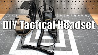 An inexpensive scalable multi purpose DIY tactical headset system [upl. by Gnus242]