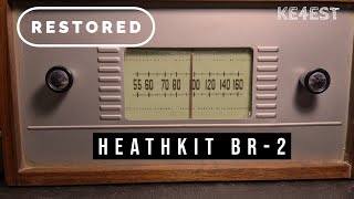 Heathkit BR2 AM Radio Receiver Restore Part 2 [upl. by Refennej]