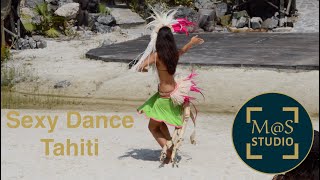 Danse VAHINE polynesienne Aloha TAHITI SHOW Tahitian Dance  Portaventura [upl. by Meijer363]