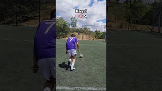 REVERSE FOOT CHALLENGE ⚽🥅 shorts [upl. by Tracey]