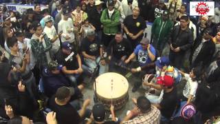 Northern Cree is Badass  Saskatoon Pow wow 2015 [upl. by Nelleeus]