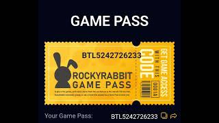 Rocky Rabbit Game Pass Battle Pass rockyrabbit gamepass battlepass [upl. by Hiltan891]