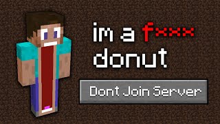 Killing Players on The Worst Minecraft Server DonutSMP [upl. by Ardnasak]