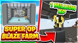 INSANE AUTO BLAZE FARM GIVES 1000000 XP AN HOUR  Minecraft Skyblock  Verix  Fire 18 [upl. by Andriana]