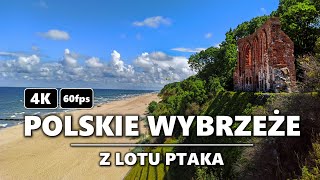 Polskie wybrzeże z lotu ptaka w 4K  Polish coast from above in 4K [upl. by Brewster]