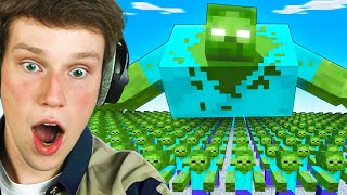 Beating Minecraft In A Zombie Apocalypse [upl. by Howey]