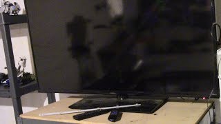 Project Video FAIL Replacing the Backlight on Insignia LED TV [upl. by Romilly]