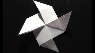 origami pliage papier hélice à vent [upl. by Marko]