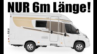 Nur 6m Länge und Kracherpreis ca 40000 €  Carado T 135 Clever Plus 2021 Wohnmobil Rundgang Test [upl. by Enilesoj]