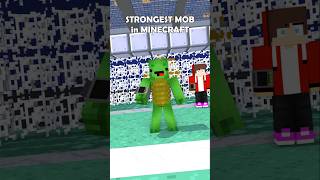 Mikey The Strongest Mob in Minecraft minecraftshorts minecraft [upl. by Vickey]