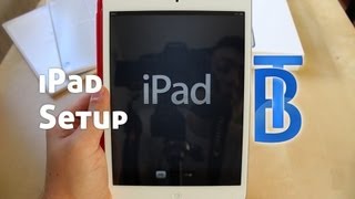 Apple iPad mini  First Boot amp Setup GermanDeutsch [upl. by Wurster]