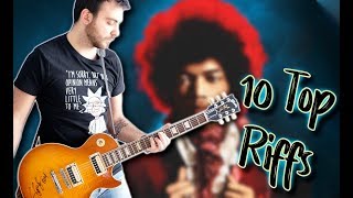 Top 10 Guitar Riffs Of Each Decade  Part 1 60s [upl. by Cinemod]