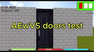 Door test  Baldis Advanced Education in a failed school AEWVS Fangame  Baldis basics  Unity [upl. by Anoyek]