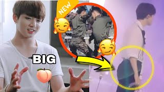 Jungkook y su debilidad por el🍑 de Jimin 😏🔥 ¡Le encanta agarrarlo 😏🥵 jikook [upl. by Learrsi]