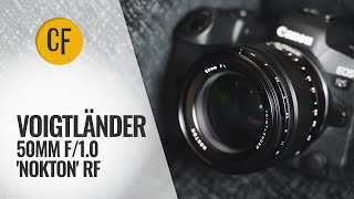 Voigtländer 50mm f10 Nokton lens review [upl. by Ahsirpac]