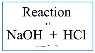 AcidBase Neutralization Reaction for NaOH  HCl Sodium hydroxide  Hydrochloric acid [upl. by Neladgam94]