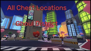 Anime Champions Simulator  ACS  Quick Tips  All Chest Locations  Ghoul District Tokyo Ghoul [upl. by Mortie509]