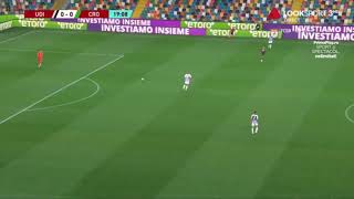 Udinese vs Crotone 10 Ignacio Pussetto GOAL [upl. by Etnovad]