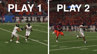 This TWO Play Mini Scheme  FREE Touchdowns  CFB25 [upl. by Nonarb]