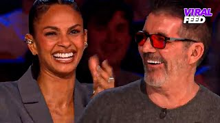 One Of The FUNNIEST COMEDIANS In BRITAINS GOT TALENT HISTORY  VIRAL FEED [upl. by Adnylg]