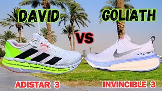 Adidas Adistar 3 vs Nike Invincible 3 who wins adistar3 invincible3 adistar3vsinvincible3 [upl. by Semele315]