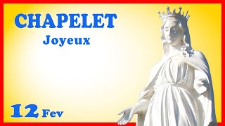 CHAPELET 🙏 Lundi 12 Février  Mystères Joyeux [upl. by Ritchie]