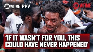 Terence Crawford amp Errol Spence Jr Share Heartwarming Moment In The Ring  SHOWTIME PPV [upl. by Bernita]