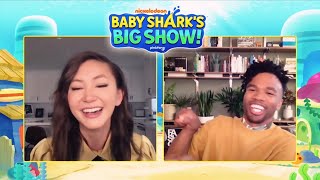 Baby Sharks Big Show  Kimiko Glenn and Luke Youngblood Sing Baby Shark  Nickelodeon [upl. by Mikeb]