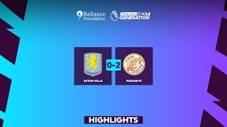 Aston Villa vs Punjab FC  3rd Place Playoff  Highlights  PL Next Gen Cup 2024 [upl. by Yadahs]