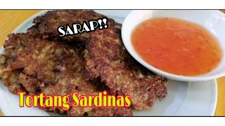 Tortang Sardinas w Cabbage panlasang pinoy Recipe [upl. by Anirtal]