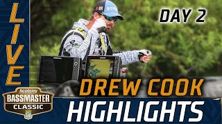 Drew Cooks Day 2 Highlights at Ray Roberts 2021 Bassmaster Classic [upl. by Ambrosane]