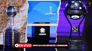 🔴SORTEO CONMEBOL LIBERTADORES Y SUDAMERICANA EN VIVO [upl. by Nadiya174]