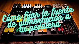 Cómo fijar una fuente Fender Engine Room a un Pedaltrain Novo 24 Válido para otros modelos [upl. by Yard]