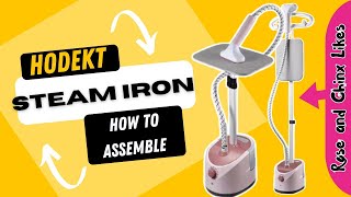 How to assemble Hodekt Steam Iron  Garment steaming iron [upl. by Eigna]