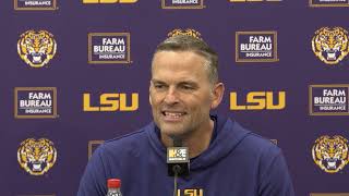 LSU Basketball Coach Matt McMahon Press Conference  Latest Jalen Cook Update  Nov 2 2023 [upl. by Ardnovahs]