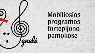 Mobiliosios programos fortepijono pamokose [upl. by Faith]