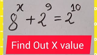 An Easy Exponent Math questionFind Out X value Math for everyone [upl. by Odirfliw]