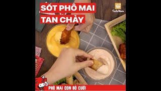 CÁCH LÀM SỐT PHÔ MAI TAN CHẢY  LÀM DỄ ĂN NGON CÙNG CON BÒ CƯỜI [upl. by Leonardo970]