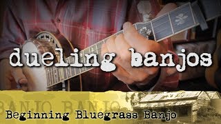 Bluegrass Banjo Lesson 39  How to Play Dueling Banjos [upl. by Coral]