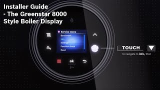 Installer Guide  The Greenstar 8000 Style Boiler Display [upl. by Yks376]