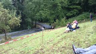 Bergrennen Unterfranken 2014 Trainings Unfall in der Honda Kurve [upl. by Audrie]