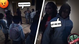 Skully Witnesses An Argument With His Family He Gets In Trouble  MDSwervin Plays Windy CIty V3 [upl. by Finnie]