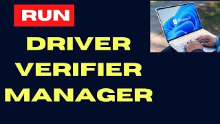 Driver Verifier Manager How to Run in Windows 11  10 [upl. by Akeme]