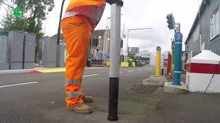 Quick Flex Bollard Testing [upl. by Einiar]