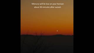 Mercury Farthest From the Sun This Week [upl. by Yenoh807]