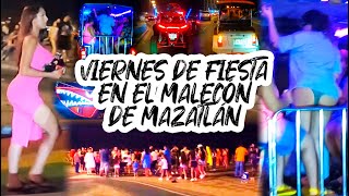 Los TURISTAS AGARRAN la FIESTA por TODO el MALECON de MAZATLAN  Que HACER en Mazatlan de NOCHE 2023 [upl. by Henning522]