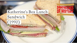 Katherine’s Box Lunch Sandwich 1990 on Sandwiches of History⁣ [upl. by Arliene124]