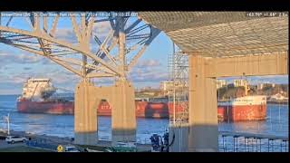 Baie Comeau Downbound for Becancour October 26 2024 [upl. by Yenruoj]