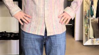 How Long Should Mens Untucked Shirts Be  SharpDressed Man [upl. by Ailak]